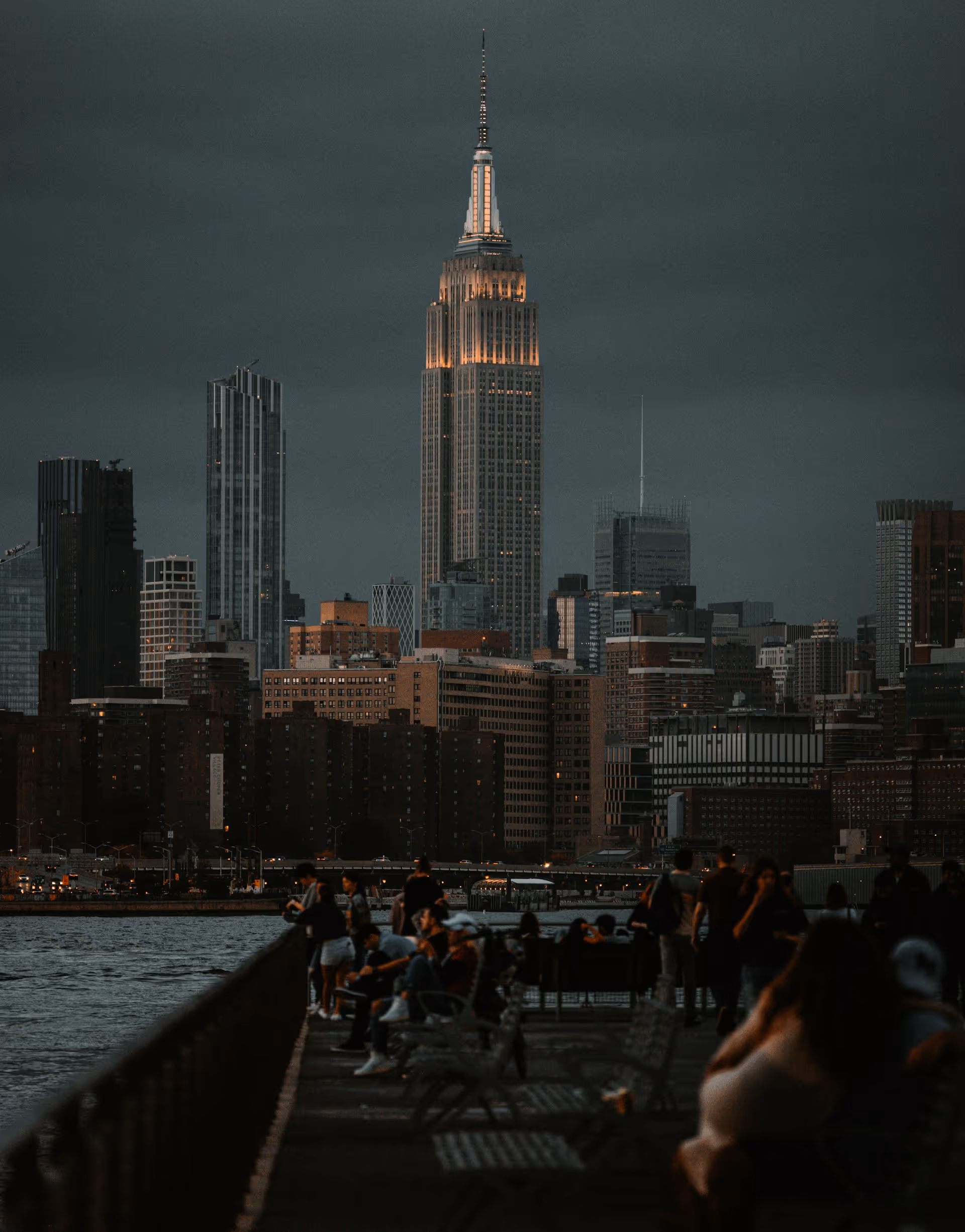 Portrait view of the Empire State Building in New York — symbolizing ambition and executive leadership